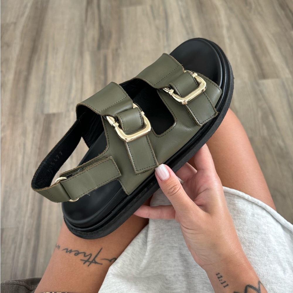 ALOHAS Harper Dusty Olive Sandal